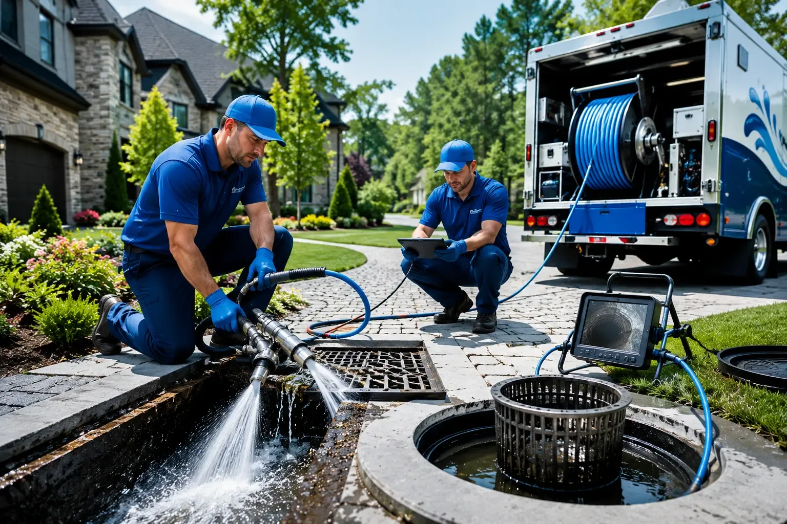 Local outdoor drain cleaning professionals in Bradford, RI